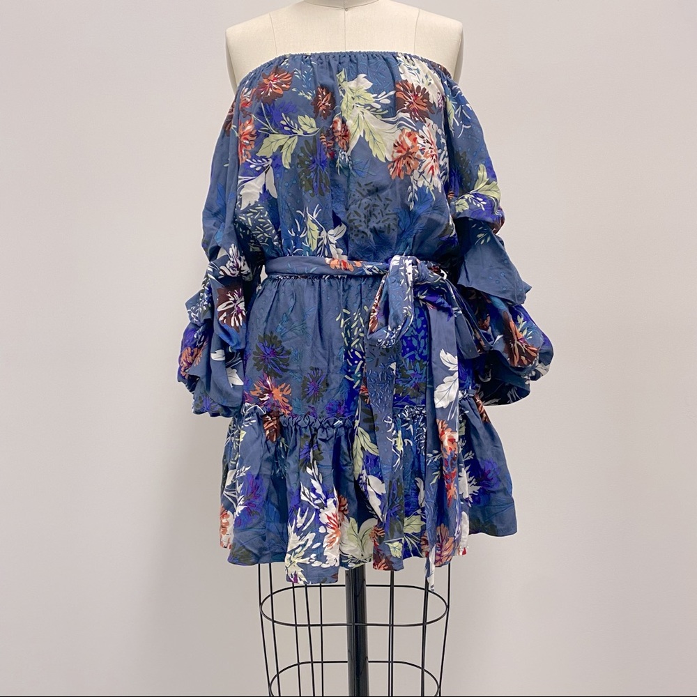 Off the Shoulder Ruffle Dress